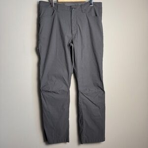 Eddie Bauer Men's 36x32 TECH Pants Outdoor Performance Lightweight Hiking Gray‎